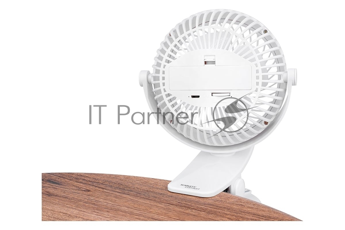 Вентилятор Scarlett SC-DF111S98, настольный, 3.2 Вт, 10 см