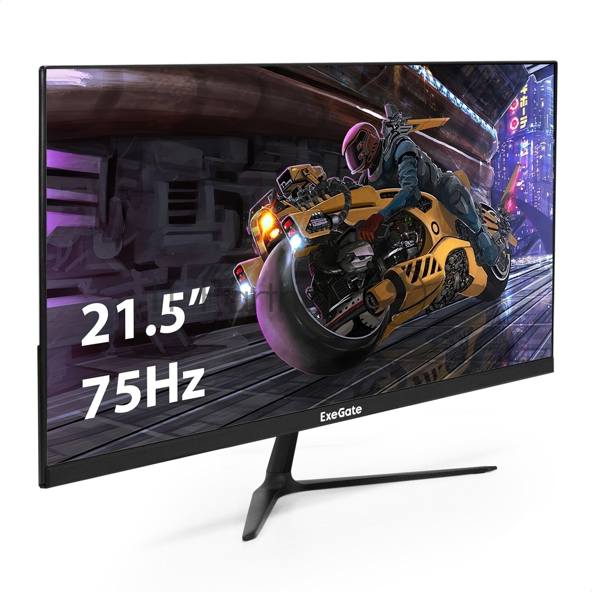 LCD ExeGate 21.5" EV2207 ProSmart черный {VA 1920x1080 75Hz 5ms 16:9 250cd 1000:1 178/178 D-Sub HDMI1.4 VESA регулировка наклона} [EX294426RUS]