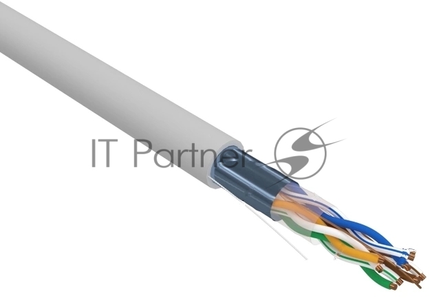 Кабель витая пара Rexant F/UTP, cat.5e, PVC, 4х2х0,52 мм, 24AWG, INDOOR, SOLID, серый, 305 м PRO