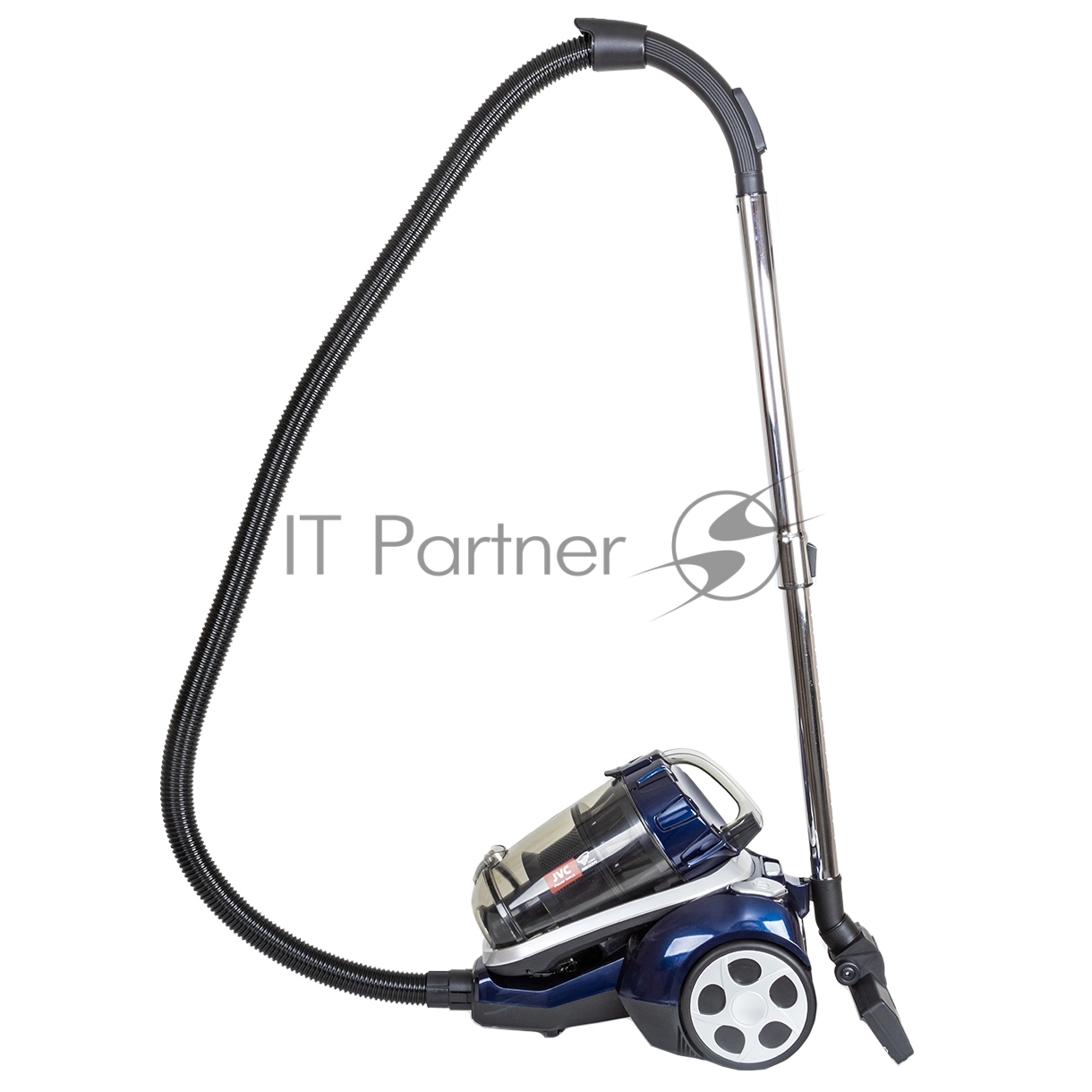 Пылесос JVC JH-VC410 синий/черный, 400/2200 Вт, уборка сухая, пылесборник контейнер 3 л