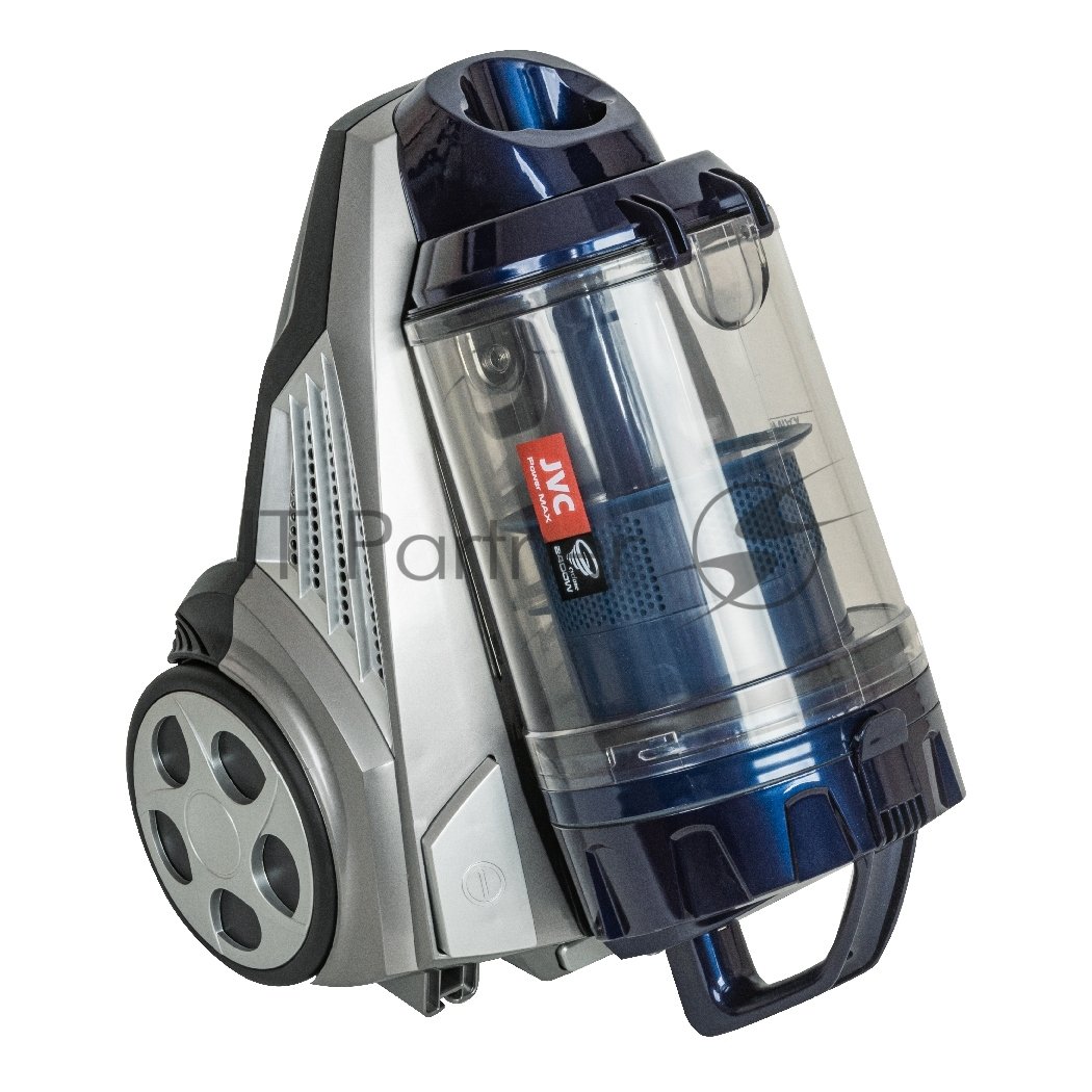 Пылесос JVC JH-VC423 синий/серый, 420/2400 Вт, уборка сухая, пылесборник контейнер 3 л