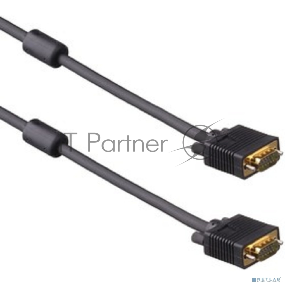 Exegate EX294728RUS Кабель VGA Pro ExeGate EX-CC-PVGA-15M15M-30.0 (15M/15M, 30м, 2 фильтра, позолоченные контакты, экран)