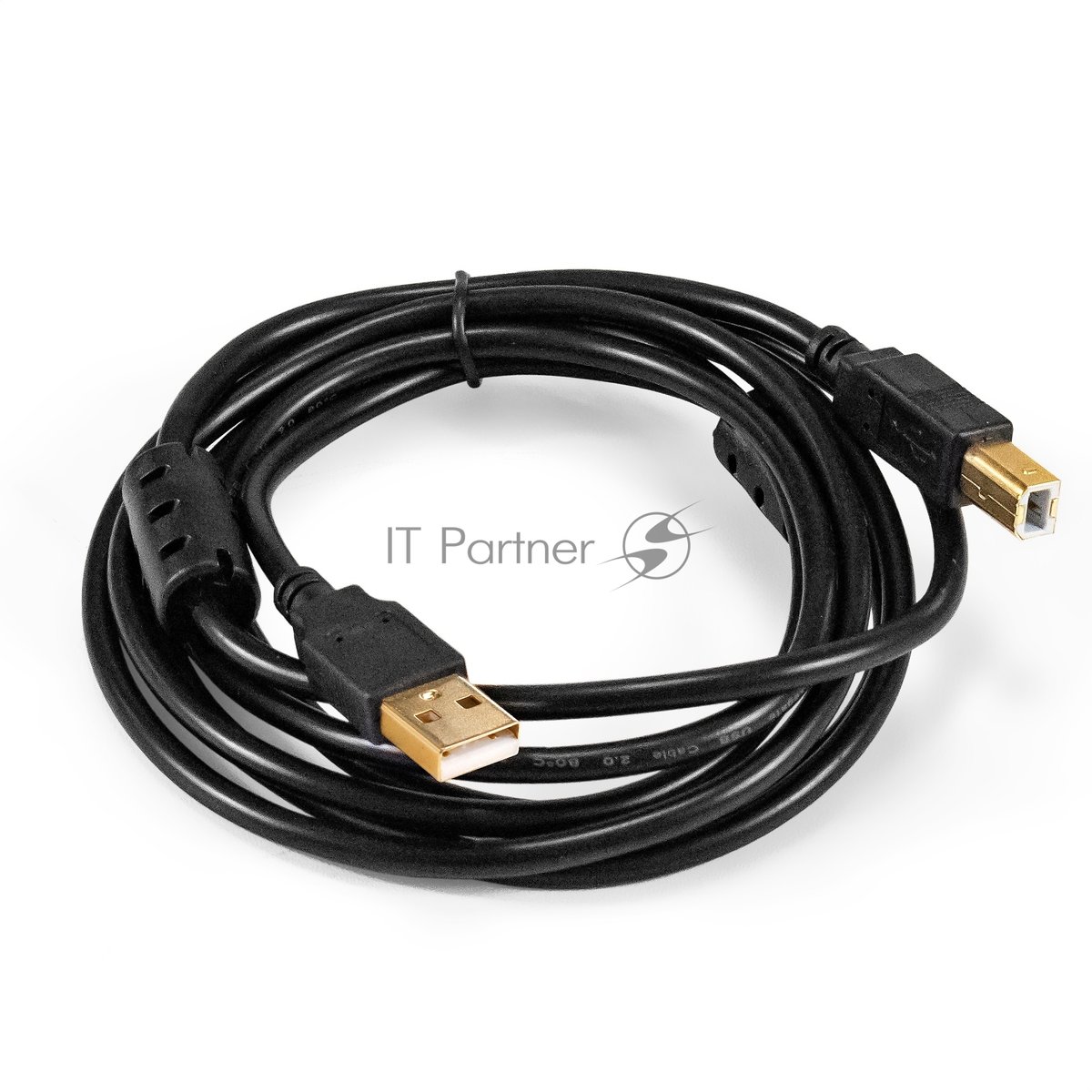 Exegate EX294747RUS Кабель USB 2.0 ExeGate EX-CCF-USB2-AMBM-2.0 (Am/Bm, 2,0м, 2 фильтра)