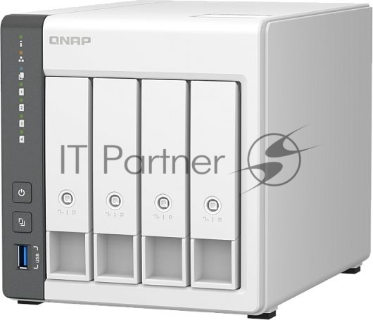 Сетевое хранилище NAS Qnap D4 (REV. C) 4-bay настольный Cortex-A55 RK3568B2
