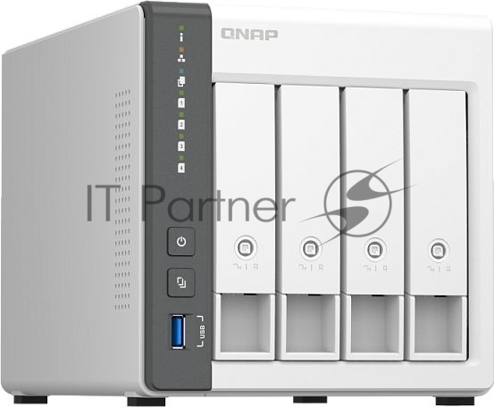 Сетевое хранилище NAS Qnap D4 (REV. C) 4-bay настольный Cortex-A55 RK3568B2