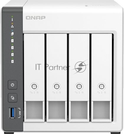 Сетевое хранилище NAS Qnap D4 (REV. C) 4-bay настольный Cortex-A55 RK3568B2