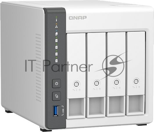 Сетевое хранилище NAS Qnap D4 (REV. C) 4-bay настольный Cortex-A55 RK3568B2