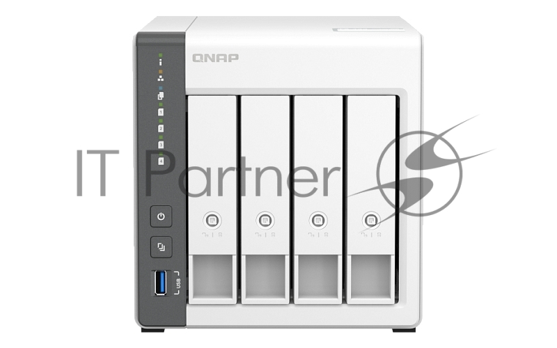 Сетевое хранилище NAS Qnap D4 (REV. C) 4-bay настольный Cortex-A55 RK3568B2