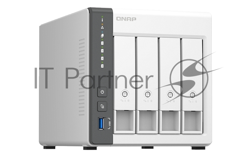 Сетевое хранилище NAS Qnap D4 (REV. C) 4-bay настольный Cortex-A55 RK3568B2