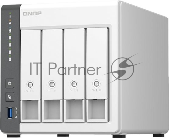 Сетевое хранилище NAS Qnap D4 (REV. C) 4-bay настольный Cortex-A55 RK3568B2