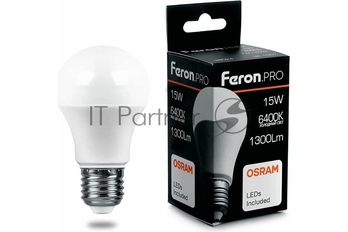 Лампа светодиодная Feron PRO LB-1015 15Вт Е27 дневной