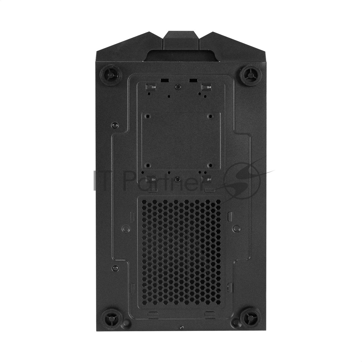 Exegate EX294966RUS Корпус Miditower ExeGate EVO-9205 (ATX, без БП, с окном, 1*USB+1*USB3.0, аудио, 3 вент. 12см с RGB подсветкой)