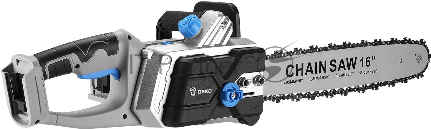 Пила цепная аккумуляторная в кейсе DEKO DKCHS 40 PRO [063-4357] 2х20В, 2x4.0А·ч, 2 з/у
