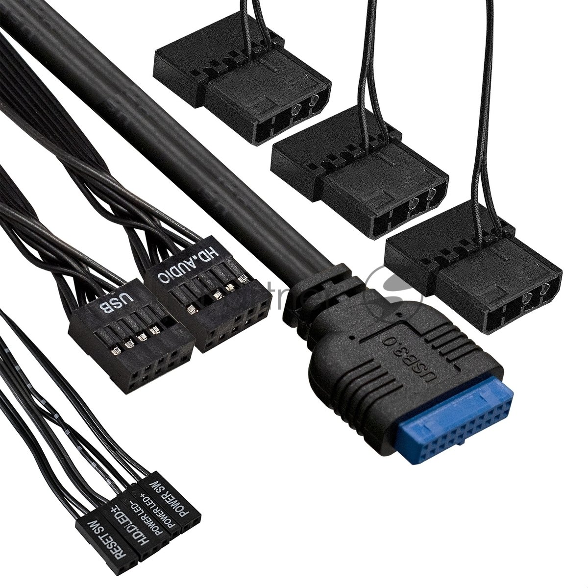 Exegate EX294975RUS Корпус Miditower ExeGate EVO-9205-NPX600 (ATX, БП 600NPX с вент. 12 см, с окном, 1*USB+1*USB3.0, аудио, 3 вент. 12см с RGB подсветкой)