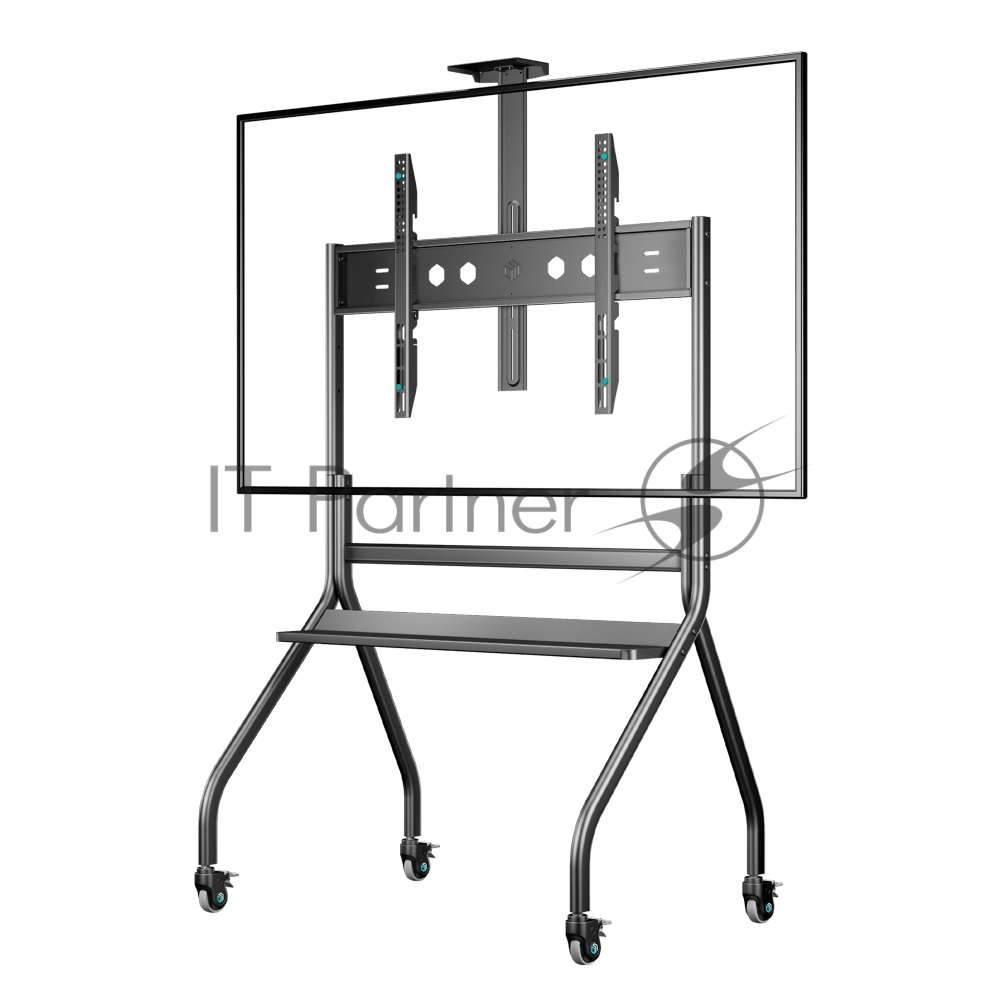 Подставка для телевизора ONKRON TS2080 черный 60"-120" макс.150кг напольный мобильный