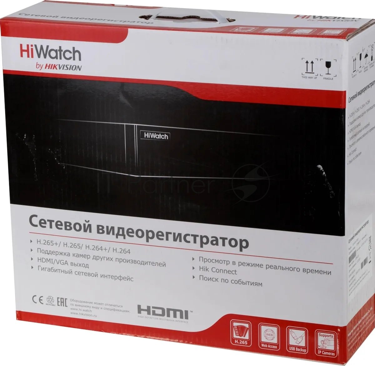 Видеорегистратор HiWatch DS-N316/2P(D)