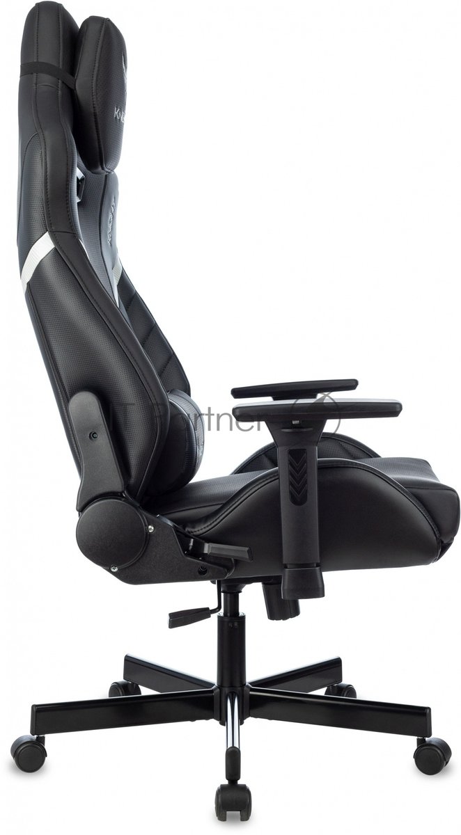 Кресло Knight Thunder 5X черный, экокожа, 120 кг, механизм качания