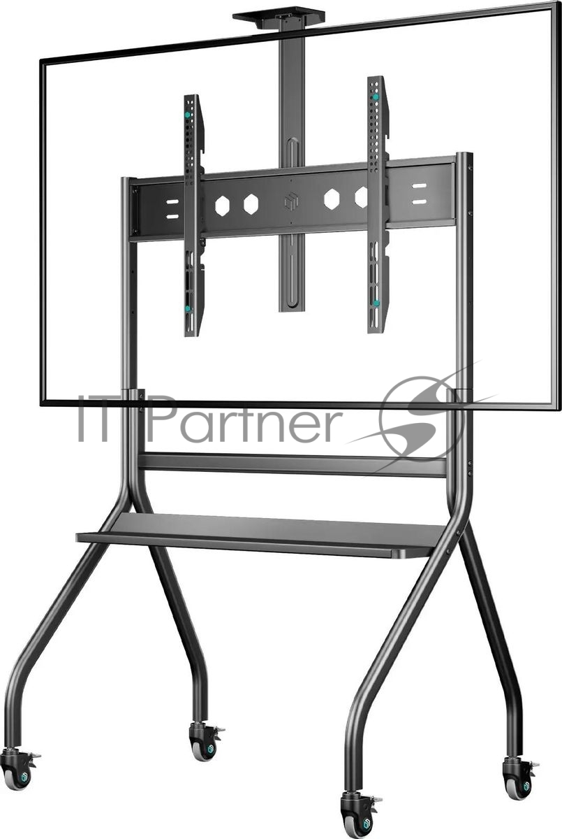 Подставка для телевизора ONKRON TS2080 черный 60"-120" макс.150кг напольный мобильный