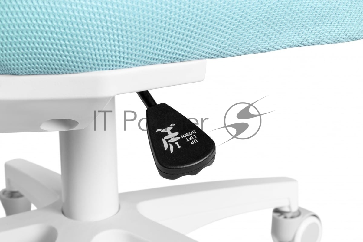 Кресло Cactus CS-CHR-3594BL голубой, ткань, 75 кг, механизм качания
