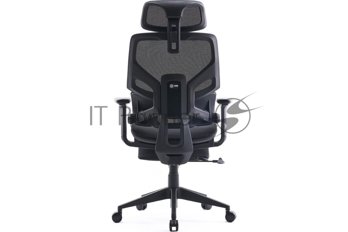 Кресло Cactus CS-CHR-MC01-BLBK синий, сетка, подголовник, подставка для ног