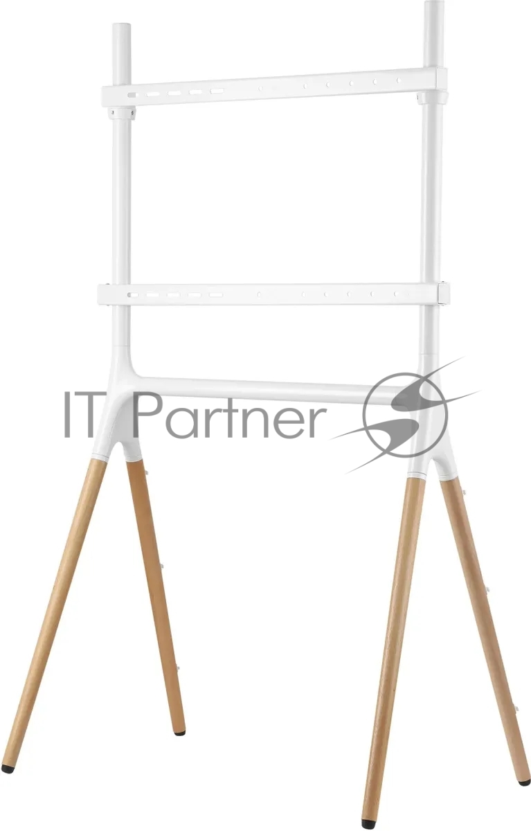 Подставка для телевизора Cactus CS-ST1247WTBCH белый/береза, 49"-70" макс. 40 кг, напольный