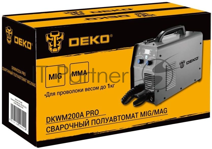 Сварочный полуавтомат Deko DKWM200A MIG-MAG/ММА 5.6кВт