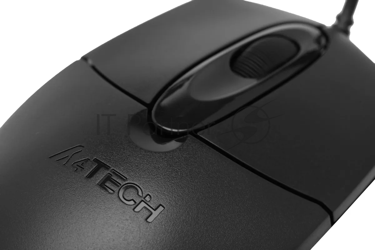 Мышь проводная A4Tech OP-720S черный, 1200 dpi, USB, кнопки - 3