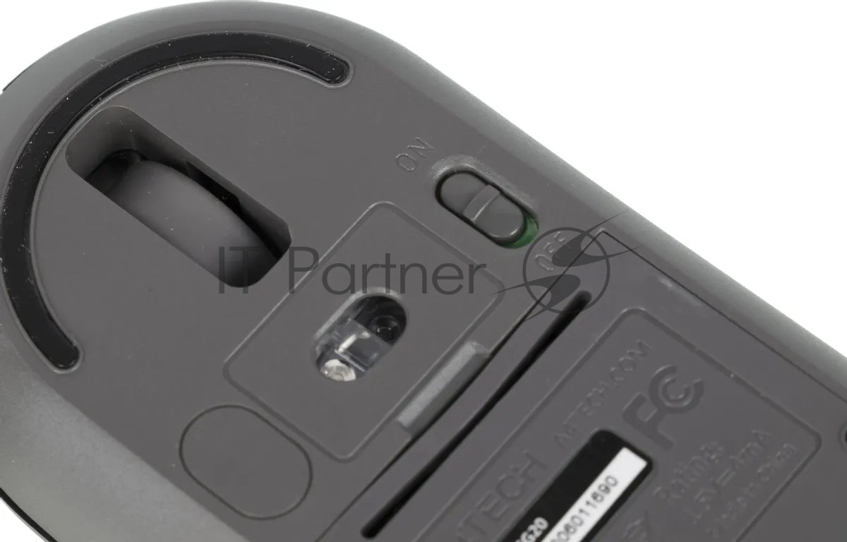 Мышь беспроводная A4Tech Fstyler FG20S серый, 2000 dpi, радиоканал, USB, кнопки - 3