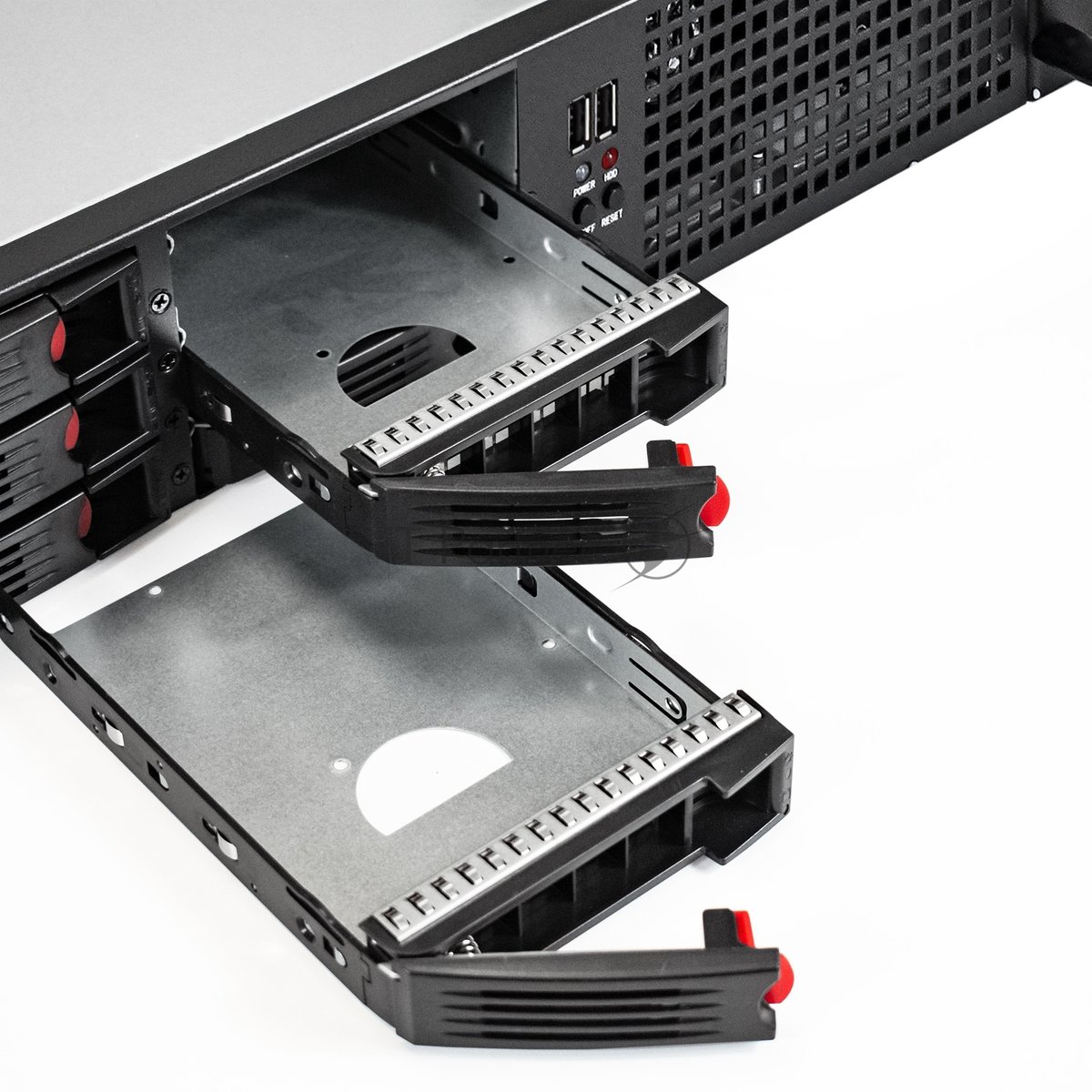 Exegate EX294285RUS Серверная платформа ExeGate Pro 2U660-HS06 <RM 19", высота 2U, глубина 660, Redundant БП 2x1000W, 6xHotSwap, USB>