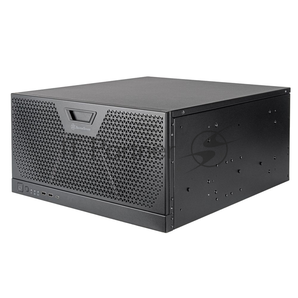Корпус серверный SilverStone - RM51, mITX, mATX, ATX, E-ATX, 1х2.5", 2х3.5", 2xUSB3.0, Rack, 5U, без БП, цвет чёрный, G59RM5100000020