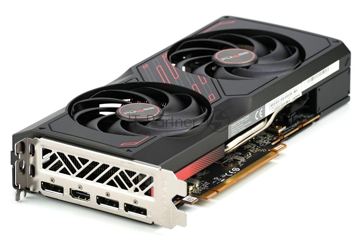 Видеокарта Sapphire AMD Radeon RX 7600 PULSE, 8 GB GDDR6, 128 bit, 3xDisplayPort, HDMI, GPU 1875 MHz