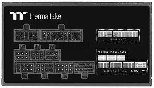 Блок питания Thermaltake Toughpower GF A3 (PS-TPD-0650FNFAGE-H), 650Вт, 80 PLUS Gold, 120мм, модульный, черный