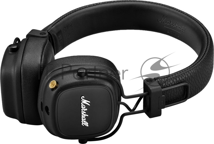 Беспроводные/проводные наушники Marshall Major IV черный, накладные, Bluetooth + проводной, беспроводная зарядка, до 80 ч