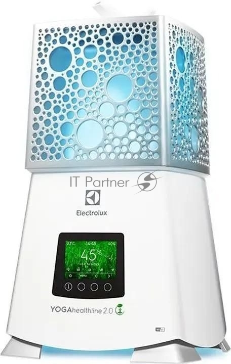 Увлажнитель воздуха Electrolux EHU-3915D белый, 65 м², 9.4 л, ионизация, гигростат