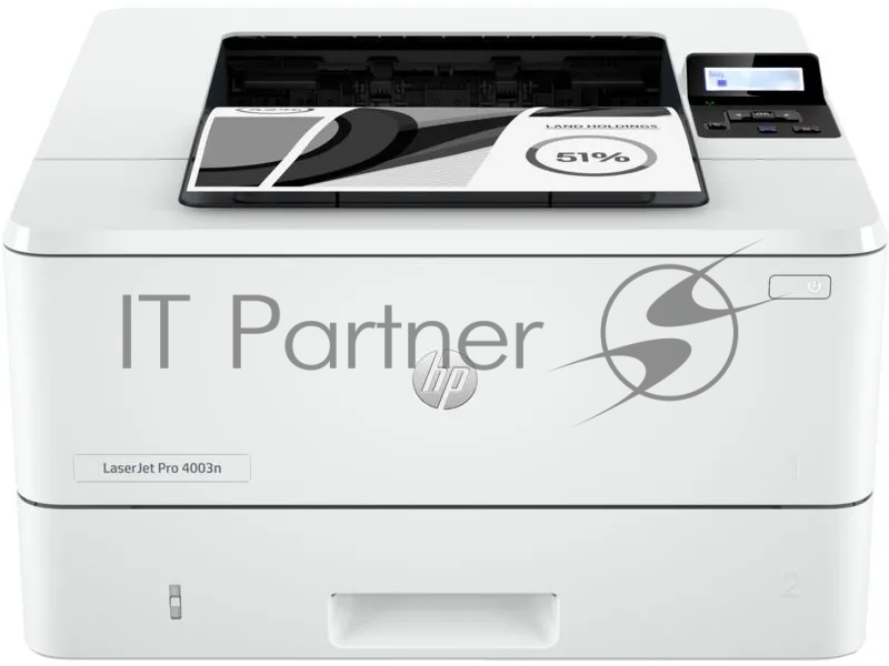 Принтер лазерный HP LaserJet Pro 4003n (2Z611A), A4, ч/б, печ. до 40 стр/мин., 1200 x 1200 dpi, USB, RJ-45, Air Print, Mopria