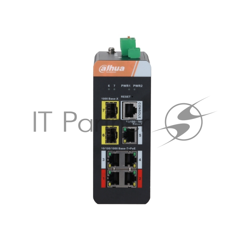 Коммутатор Dahua DH-IS4207-4GT-120 5G 2SFP 4PoE 120W неуправляемый