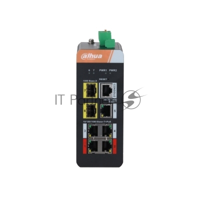 Коммутатор Dahua DH-IS4207-4GT-120 5G 2SFP 4PoE 120W неуправляемый