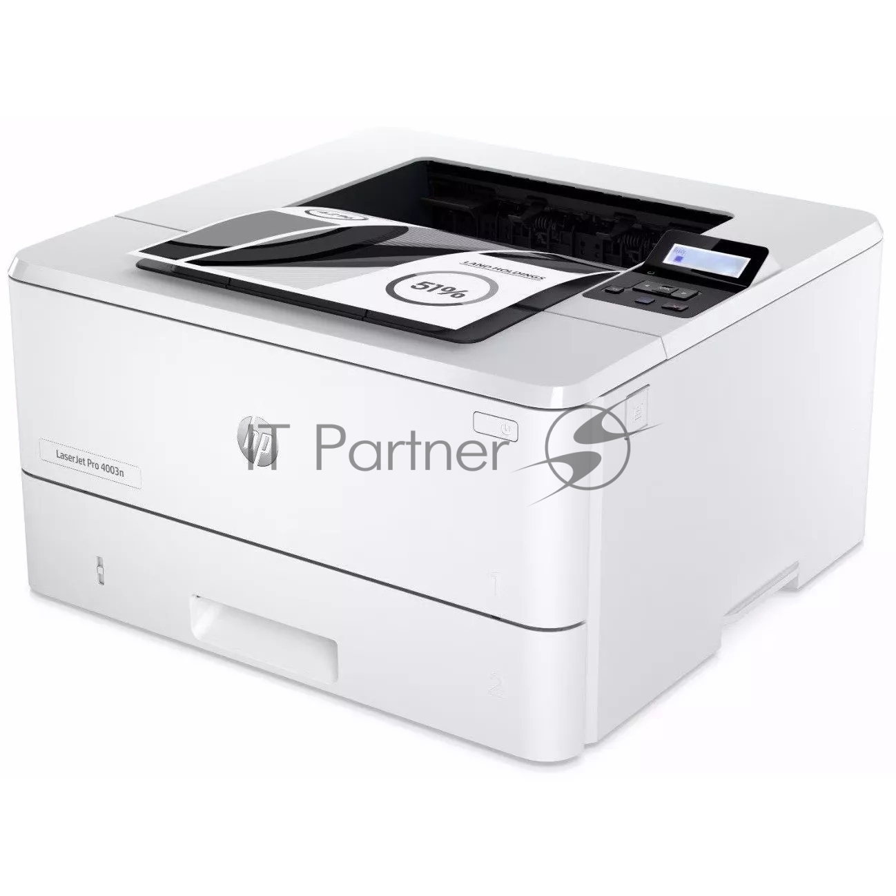 Принтер лазерный HP LaserJet Pro 4003n (2Z611A), A4, ч/б, печ. до 40 стр/мин., 1200 x 1200 dpi, USB, RJ-45, Air Print, Mopria