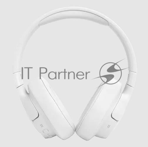 Беспроводные/проводные наушники JBL Tune 770NC белый, полноразмерные, Bluetooth + проводной, активное шумоподавление, до 70 ч
