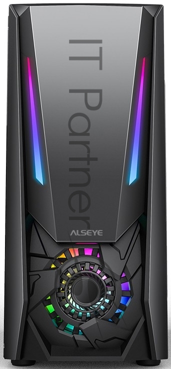 (Поврежденная упаковка) Компьютерный корпус ALSEYE Reactor-B Mini-ITX/Micro ATX/ATX, USB2.0*2+HD Audio+USB3.0*1 USB2.0*2+HD Audio+USB3.0*1