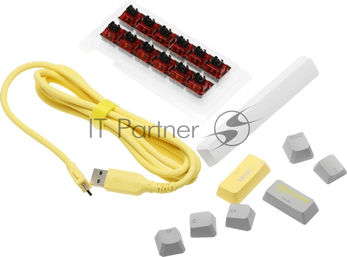 Клавиатура проводная A4Tech Bloody S87 Energy (S87 USB ENERGY WHITE) USB белый/желтый