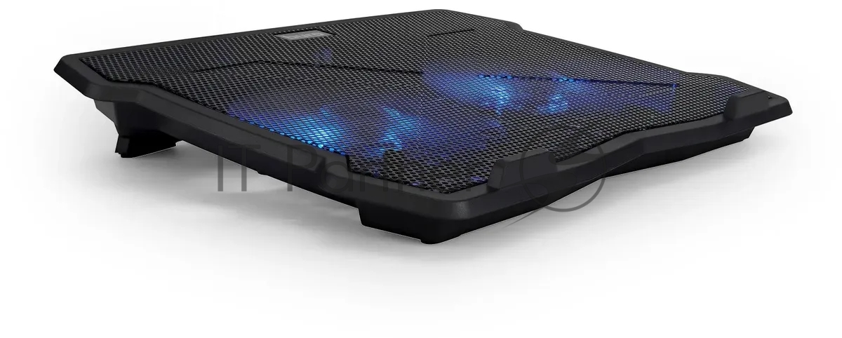 Подставка для ноутбука Buro 15"335x265x22мм 74.35дБ 1xUSB 2x 140ммFAN 480г металлическая сетка/пластик черный