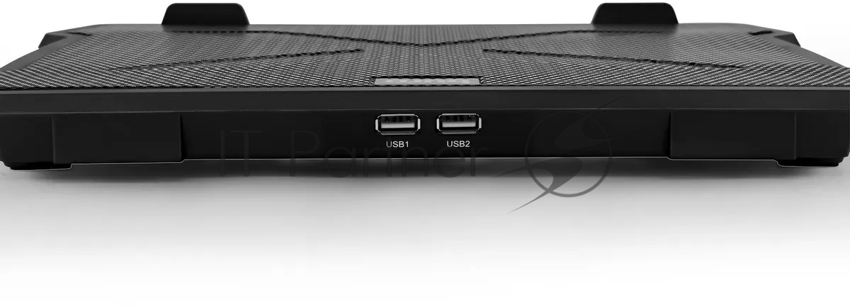 Подставка для ноутбука Buro 15"335x265x22мм 74.35дБ 1xUSB 2x 140ммFAN 480г металлическая сетка/пластик черный