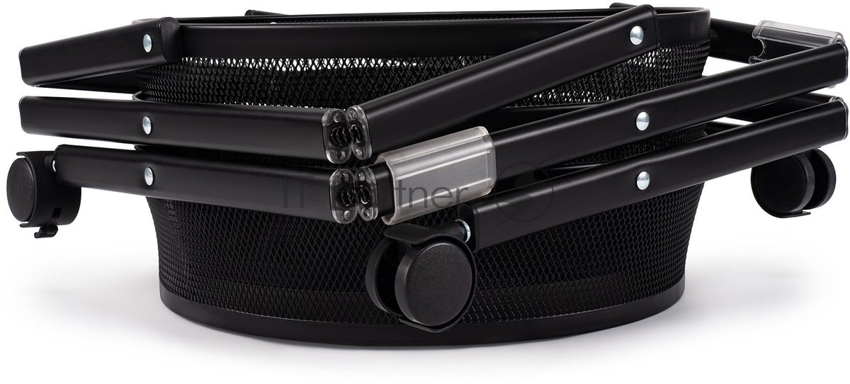 Этажерка Domfy DHC-FC30862 34.2x34.2x83.6 см, d=34.2 см черный