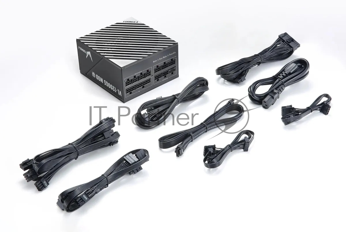 Блок питания Aerocool/Formula ATX 1200W VL-1200G5 MOD Gen5 RTL, 1200Вт, 80 PLUS Gold, 140мм, модульный, серый и черный