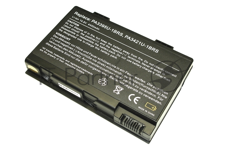Аккумуляторная батарея для ноутбука Toshiba Satellite M30X 14.8V 4400mAh OEM черный