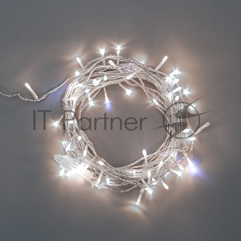 Гирлянда Neon-night Нить 10м, с эффектом мерцания, прозрачный провод, IP44, 230В, диоды белые, 75 LED