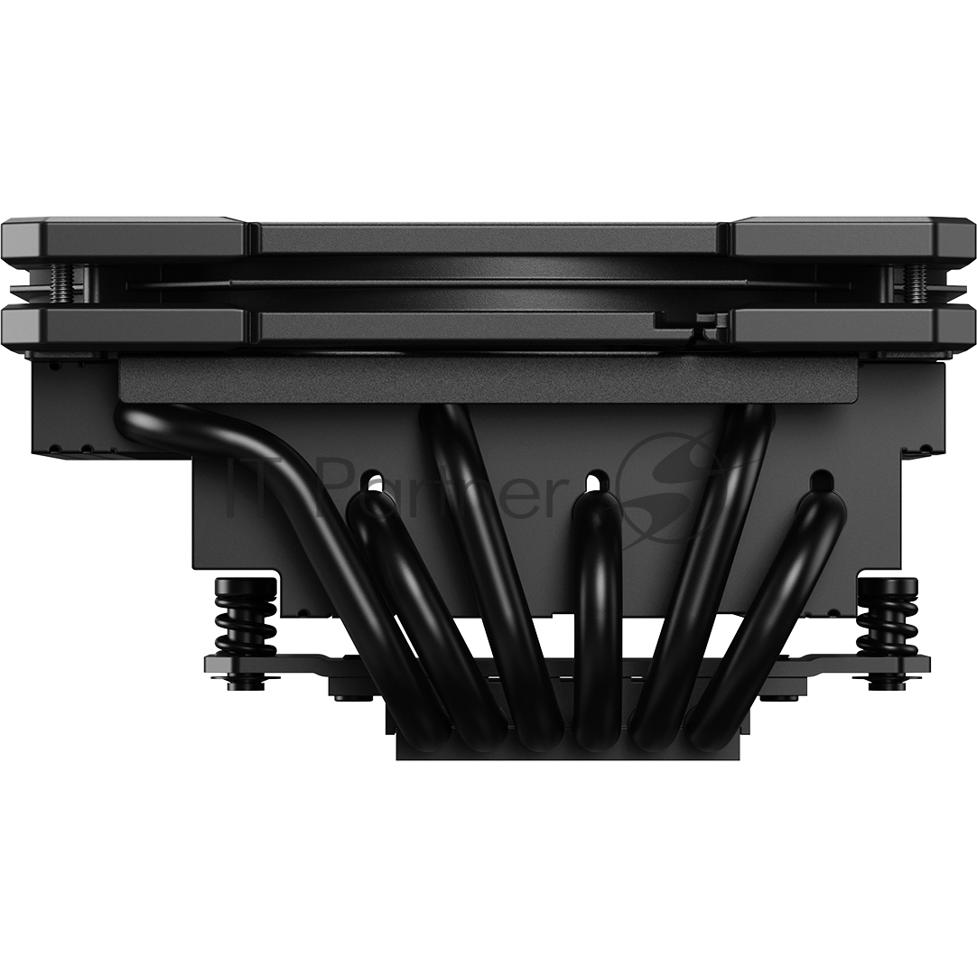Кулер для процессора ID-COOLING IS-67-XT BLACK LGA1700/1200/115X/AM5/AM4 низкопрофильный высота 67mm (18шт/кор, TDP 150W, PWM, 6 тепл.трубок + медная база, FAN 120mm) BOX