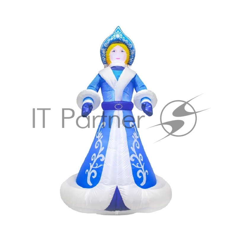 Фигура надувная 3D Neon-night Снегурочка, размер 300 см, внутренняя подсветка 9 LED, компрессор с адаптером 12В, IP44