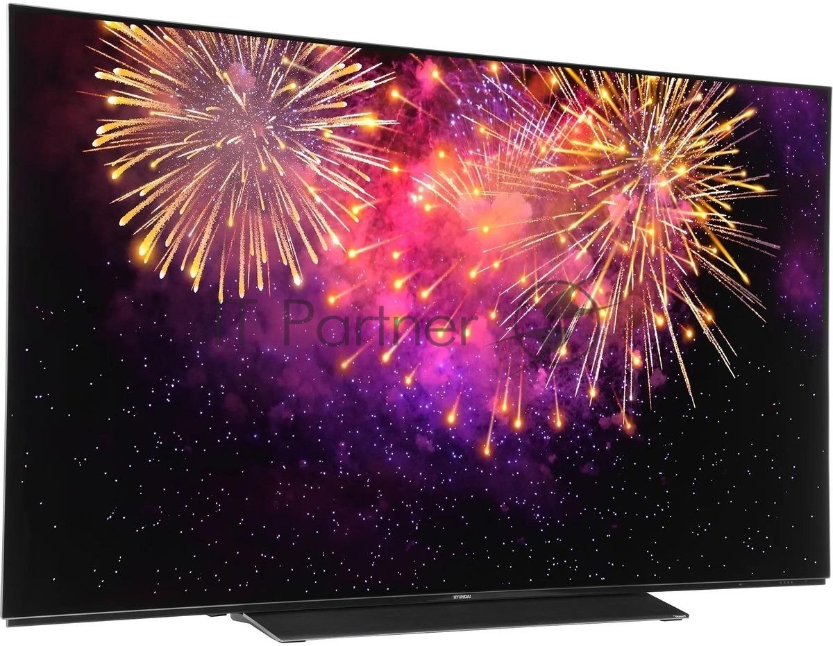 Телевизор Hyundai 55" H-LED55OBU7700 черный OLED UHD 120Hz Smart TV